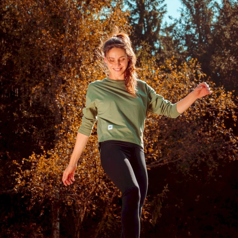 Grosses soldes 🔔 Snap Pocket T-shirt LS - T-shirt femme 💯 – Image 15