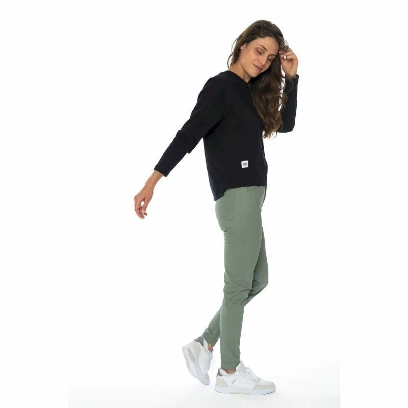 Grosses soldes 🔔 Snap Pocket T-shirt LS - T-shirt femme 💯 – Image 3