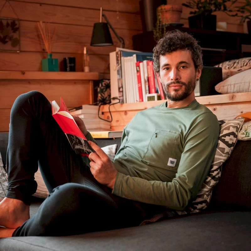 Offres đ Snap Pocket T-shirt LS - T-shirt homme â â Image 3