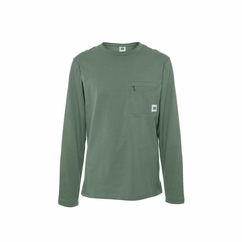Offres đ Snap Pocket T-shirt LS - T-shirt homme â